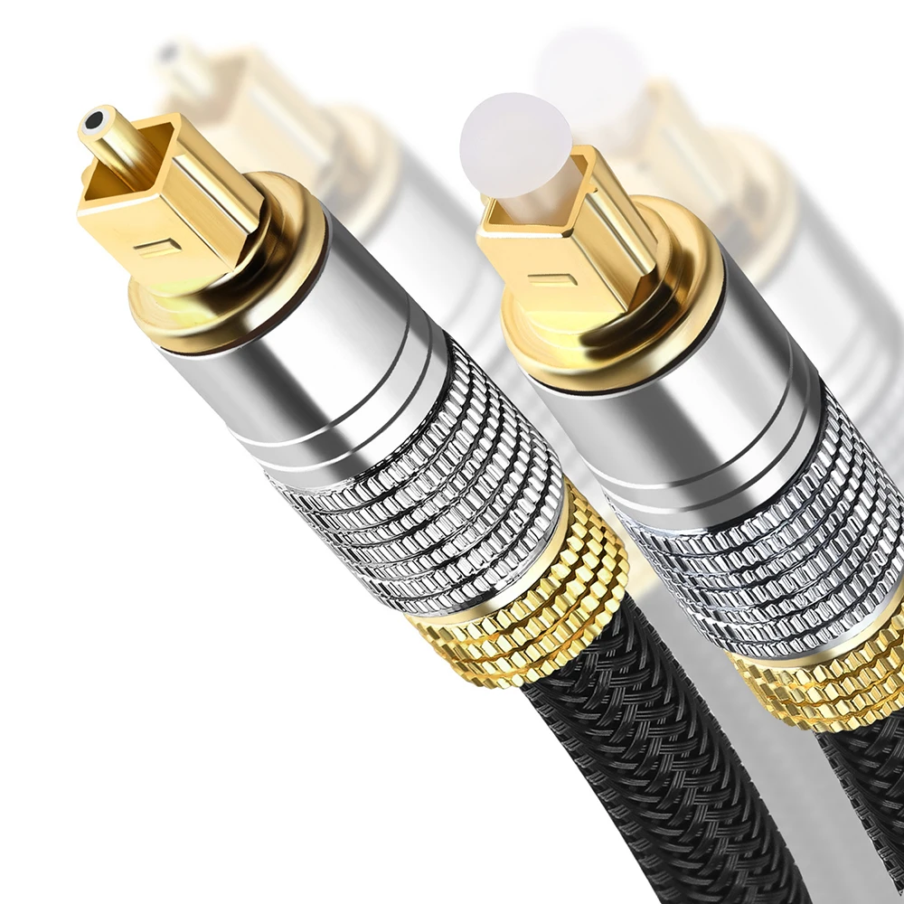 Digital Optical Audio Cable Toslink Coaxial SPDIF Dolby 7.1 Soundbar 5.1 Fiber for HI-FI Sound Bar Home Theater PS4 Xbox | Электроника