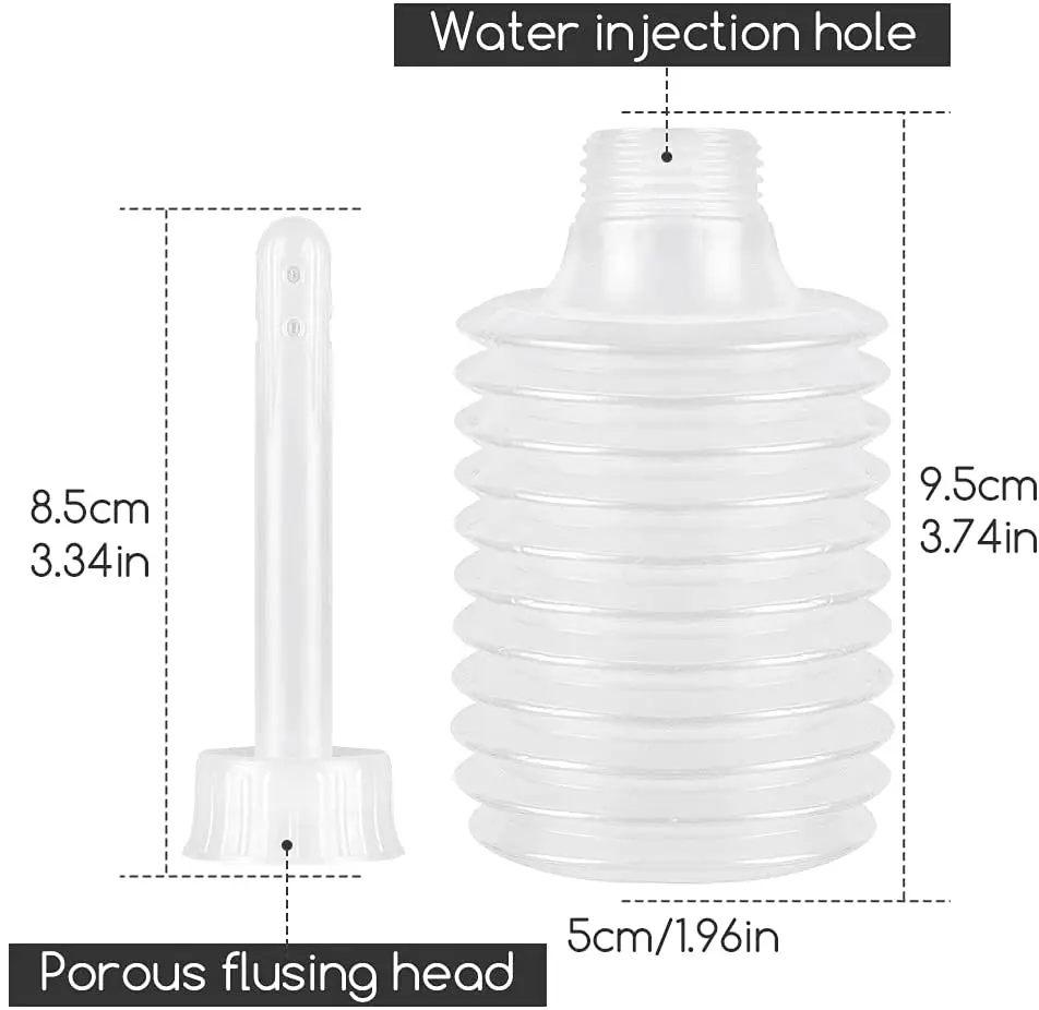 Large-capacity Syringe Enema Irrigator Anus Irrigator Disposable Cleaning Enema Feminine Hygiene Enema Anus Cleaning Device