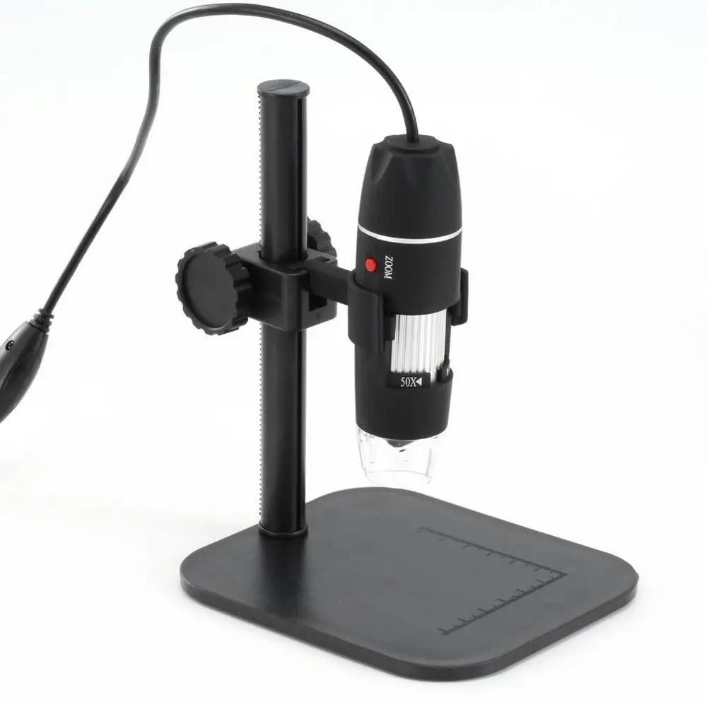 

500X USB светодиодный цифровой электронный микроскоп, увеличительная камера, черная, практичная, идеально подходит для студентов, коллекционе...