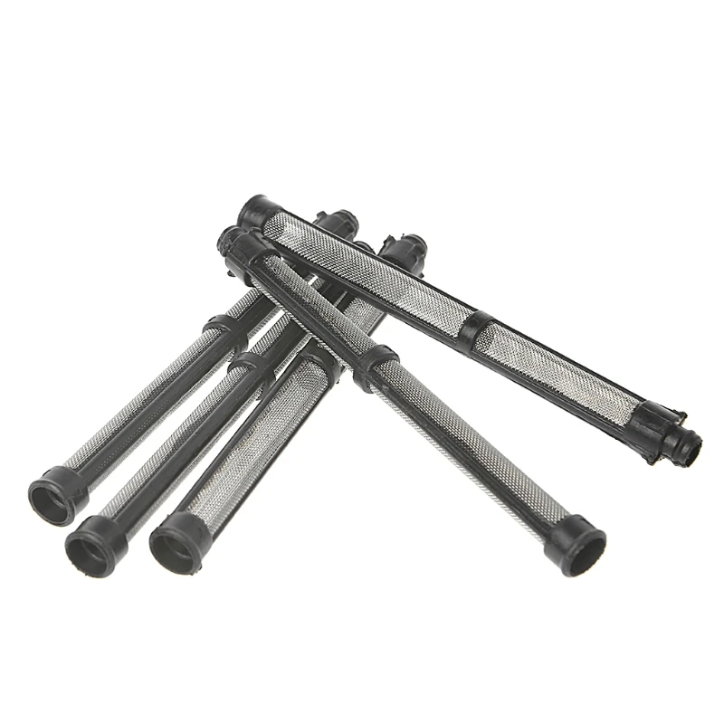 

5Pcs Black 60 Mesh Airless Pump Filter For Airless Spray Gun Replacement Tools