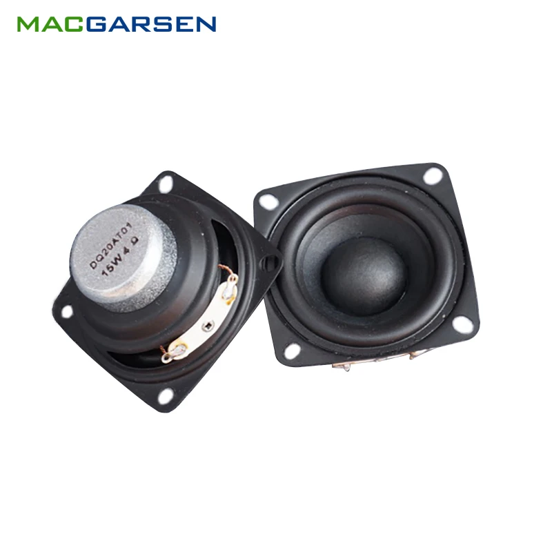 2pcs 2 inch Full Range Portable Speaker Sound Bar 4 ohm 8 ohm 15W Outdoor Speakers DIY HiFi Boombox Home Theater 5.1 Loudspeaker