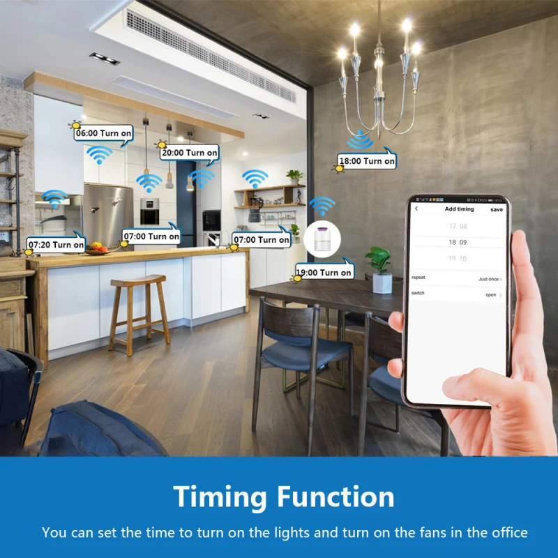 

10A Tuya Wifi Smart Switch Timer Wireless Switches Smart Home Automation Modules Compatible With Alexa Google Home
