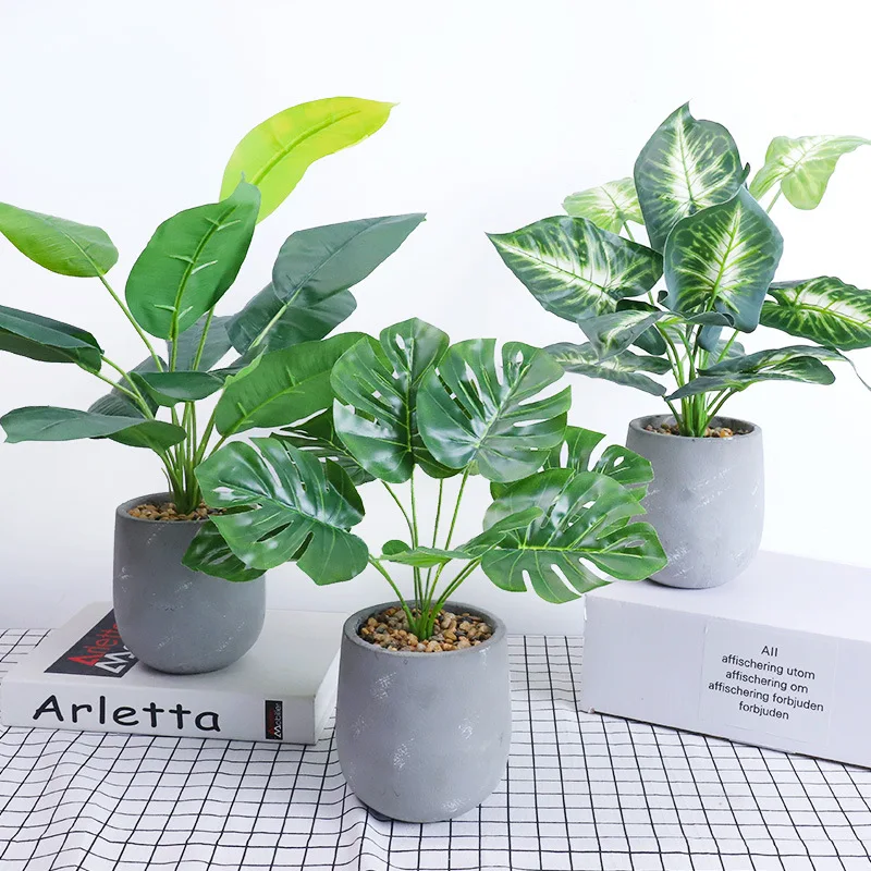 Искусственное растение в горшке Нордический ветер искусственное украшение для