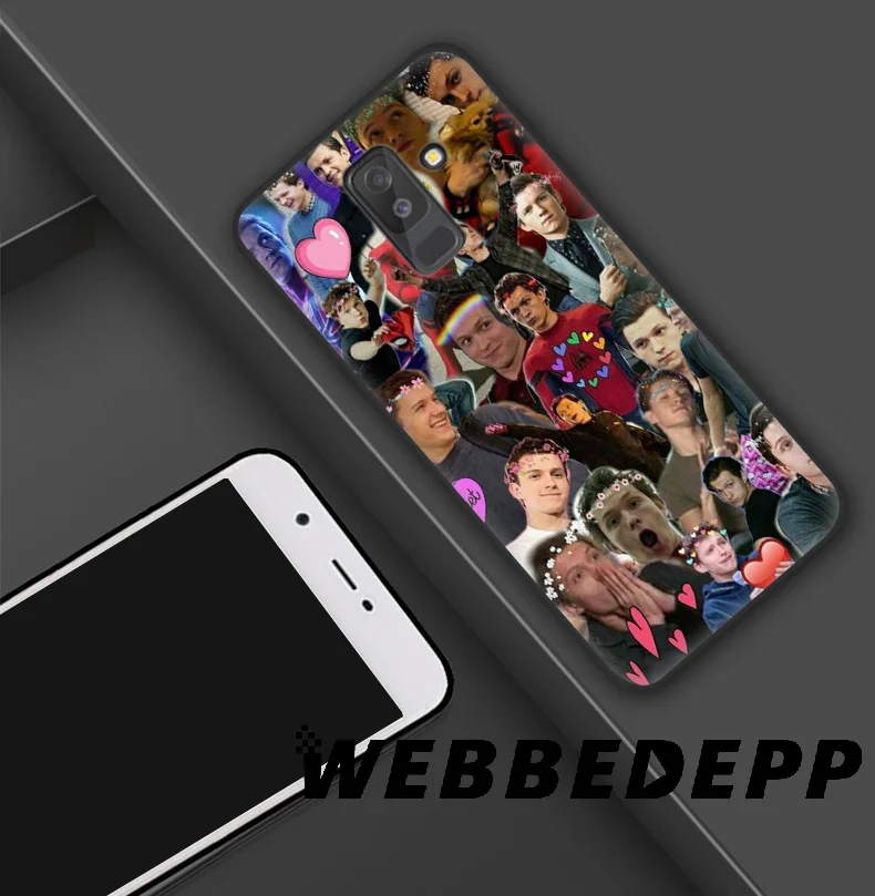 Мягкий силиконовый чехол из ТПУ с изображением Человека-паука для samsung Galaxy S10 S10e S9