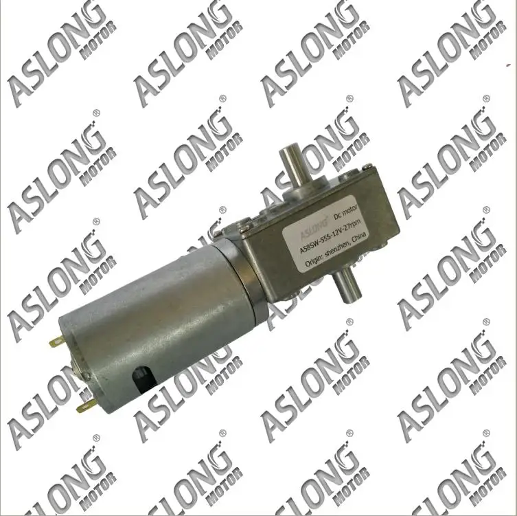 

ASLONG A58SW555S двухвальный червячный мотор-редуктор постоянного тока