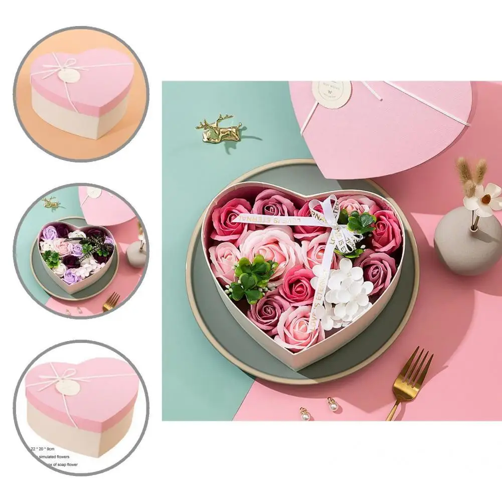 

Мыло Цветы подарки коробка Цветочные ароматизированные розы фотоцветы современные цветы подарочная коробка