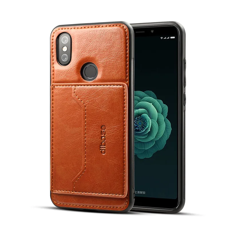 Для Xiao mi Red mi Note 7 Pro 8T откидная крышка кожаный держатель для карт чехол для Red mi A3 Lite CC9 9T K20 9 SE 8 mi x 3 GO Pocophone F1 - Цвет: Хаки