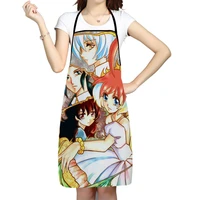 princess tutu anime printed kitchen cooking baking aprons home cleaning 6895cm oxford fabric for women man home delantal cocina