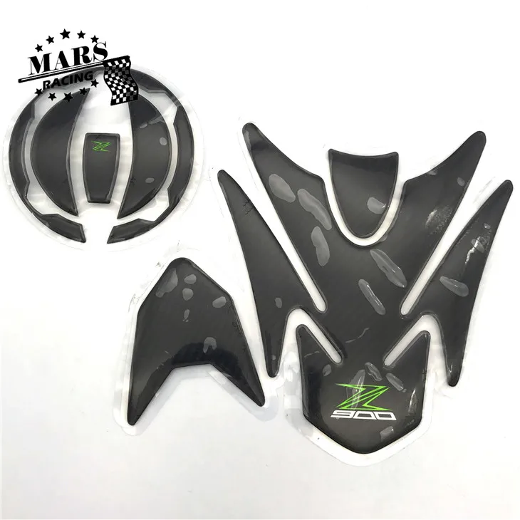 Аксессуары для мотоциклов 3D настоящий угольный резервуар наклейка эмблема