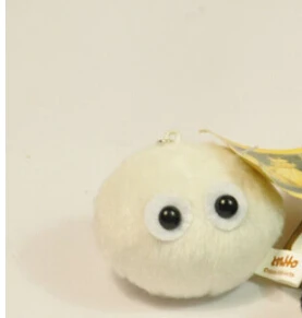 1pcs white 1 шт выбор цвета Kawaii Mini 6 см белый Тоторо+ черный Пыльник плюшевая игрушка кукла подвеска игрушка Свадебный букет игрушка кукла - Цвет: 1pcs white