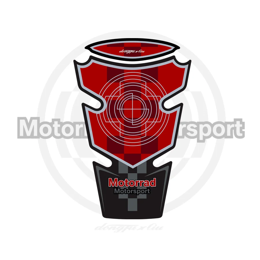 3D углеродный вид мотоциклетная топливная газовая крышка протектор бак наклейки