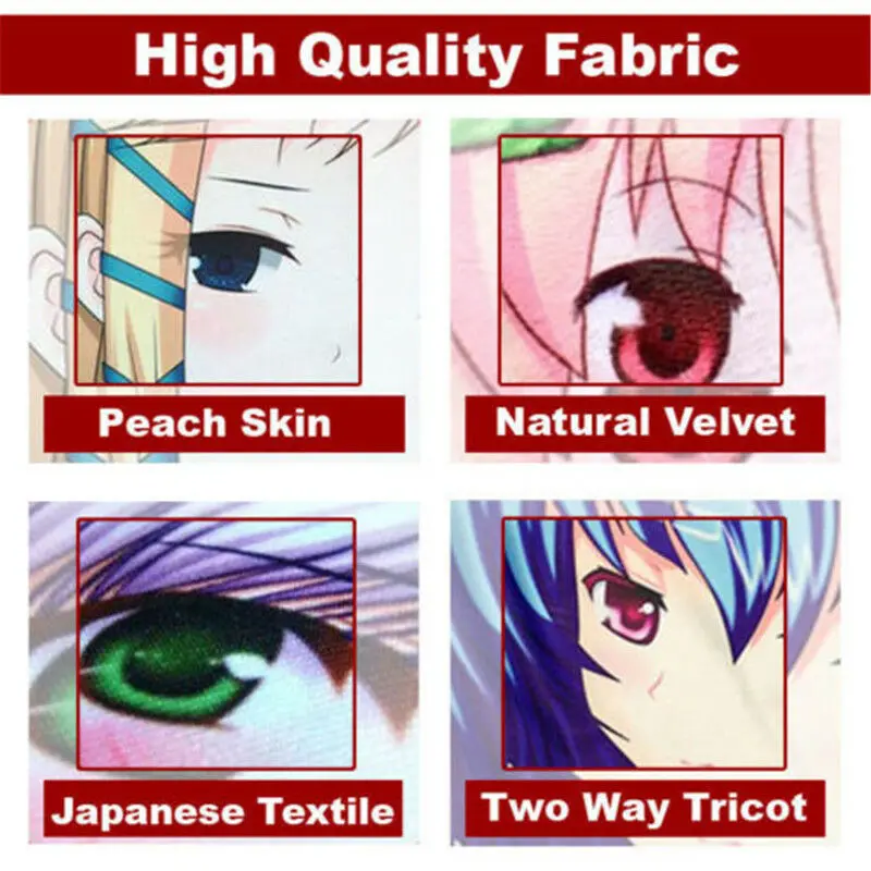 2019-February update Anime Kyokai no Kanata Kuriyama Mirai Hugging Body Pillow Cover Case Dakimakura Decorative | Дом и сад