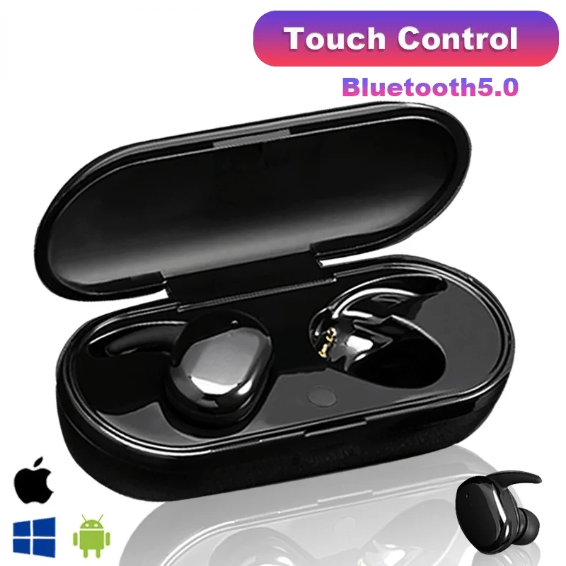 

Y30 TWS Bluetooth wireless headset, sports helmet with touch control, water smart microphone, for music, suitable for all smart