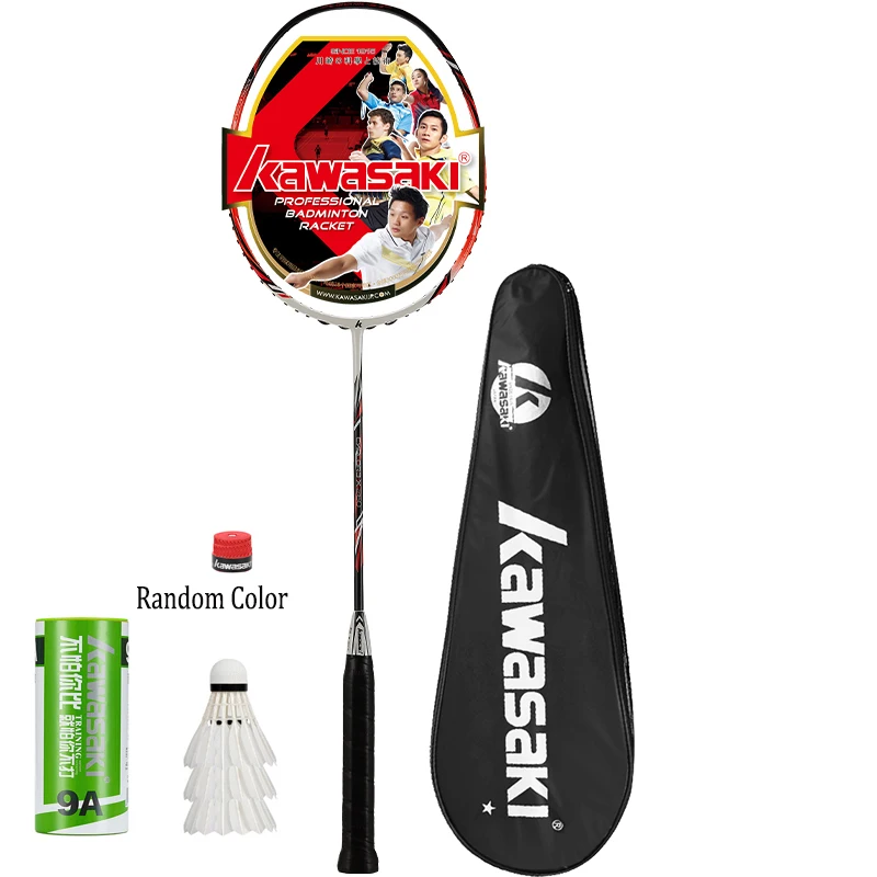 

Kawasaki Badminton Rackets Control Type Structure Racquet For Junior Plyers Explore X260 with Free Gift