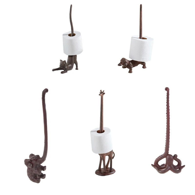 

Cute Animals Toilet Paper Holders Creative Bathroom Tissue Box Storage Rack
