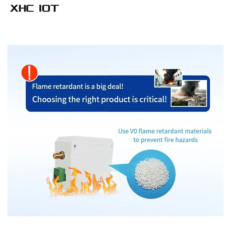 SX1278 433Mhz Wireless Data Transmission Station LoRa RS485 Modbus 30dBm 8km Long Distance 12V 24V XHCIOT E95-DTU(433L30-485)-V8