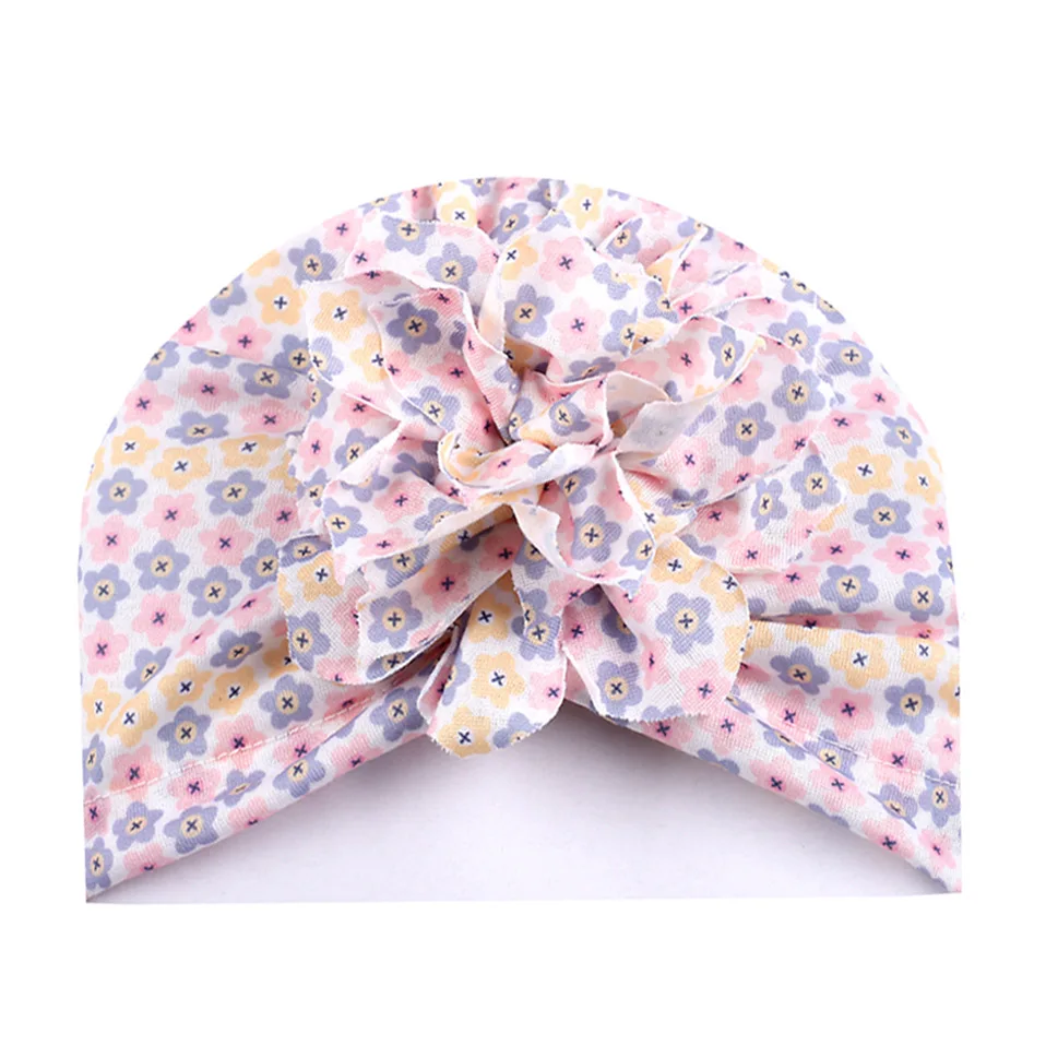 

New Infant Toddler Sun Floral Hats Print Fruits Animals Pattern Baby Girl Caps Child Kids Beanie Bonnet Headwear Photo Props