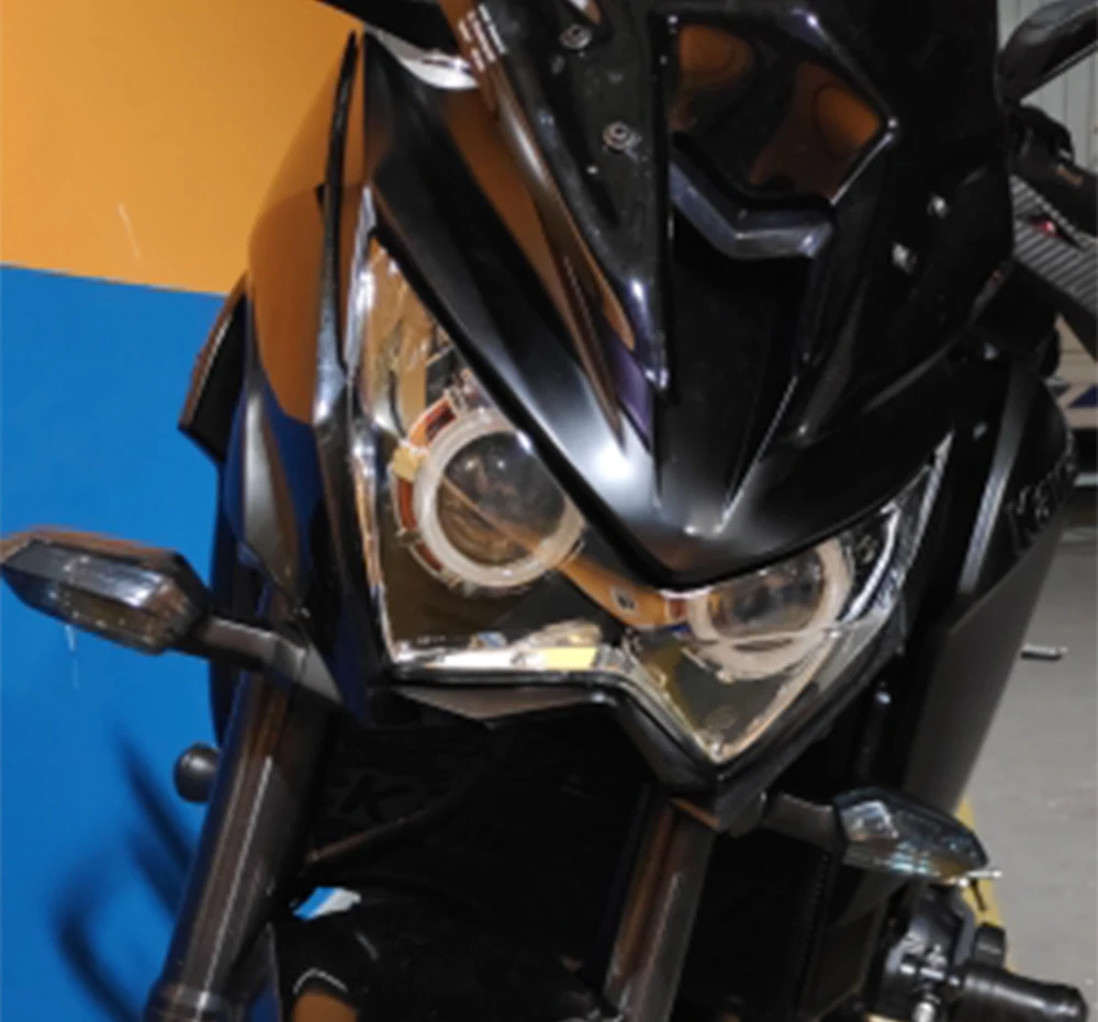 KEMIMOTO для Kawasaki Z250 Z800 Halo Eye HID проектор на заказ фара в сборе Z 800 Z 250 2013 аксессуары