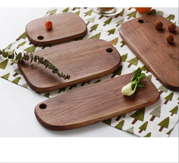 

Wood chopping boards Solid wood cutting board black walnut pizza board whole wood steak bread board cutting vegetables fruit