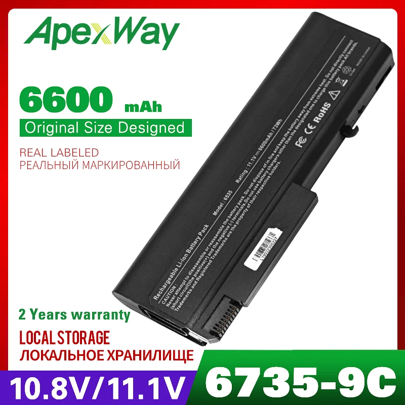 

Аккумулятор 11,1 В для ноутбука HP ProBook 6735, 6735b, 6730b, 6545b, 6540b, 6535, 6535b, 6530, 6530b, EliteBook 6930p, 8440 Вт, 8440