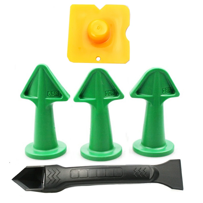 

Caulking Nozzle Applicator Finishing Tool Spatula Plastic Glue Shovel Tile Brick Joints Convenient Floor Silicone Remover Set