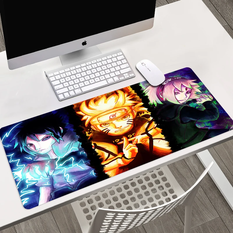 

Mulit-size Anime Cool Ninja Mouse Pad Gaming Accessiores Mouse Mats Xxl Keyboard Desk Mice Pad Non-Slip Rubber Computer Mousepad