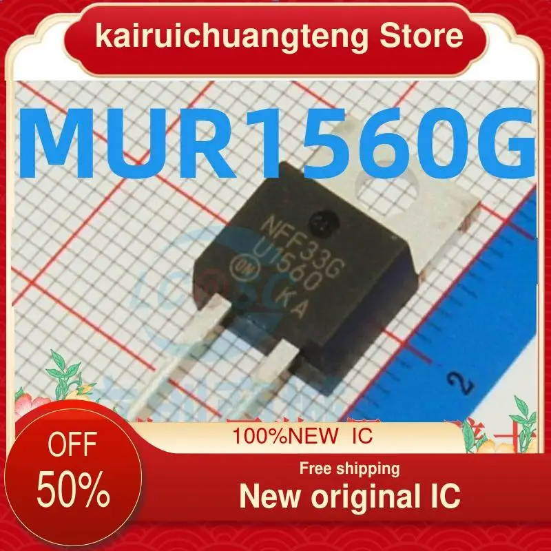 

(1 шт.) MUR1560G новый оригинальный IC