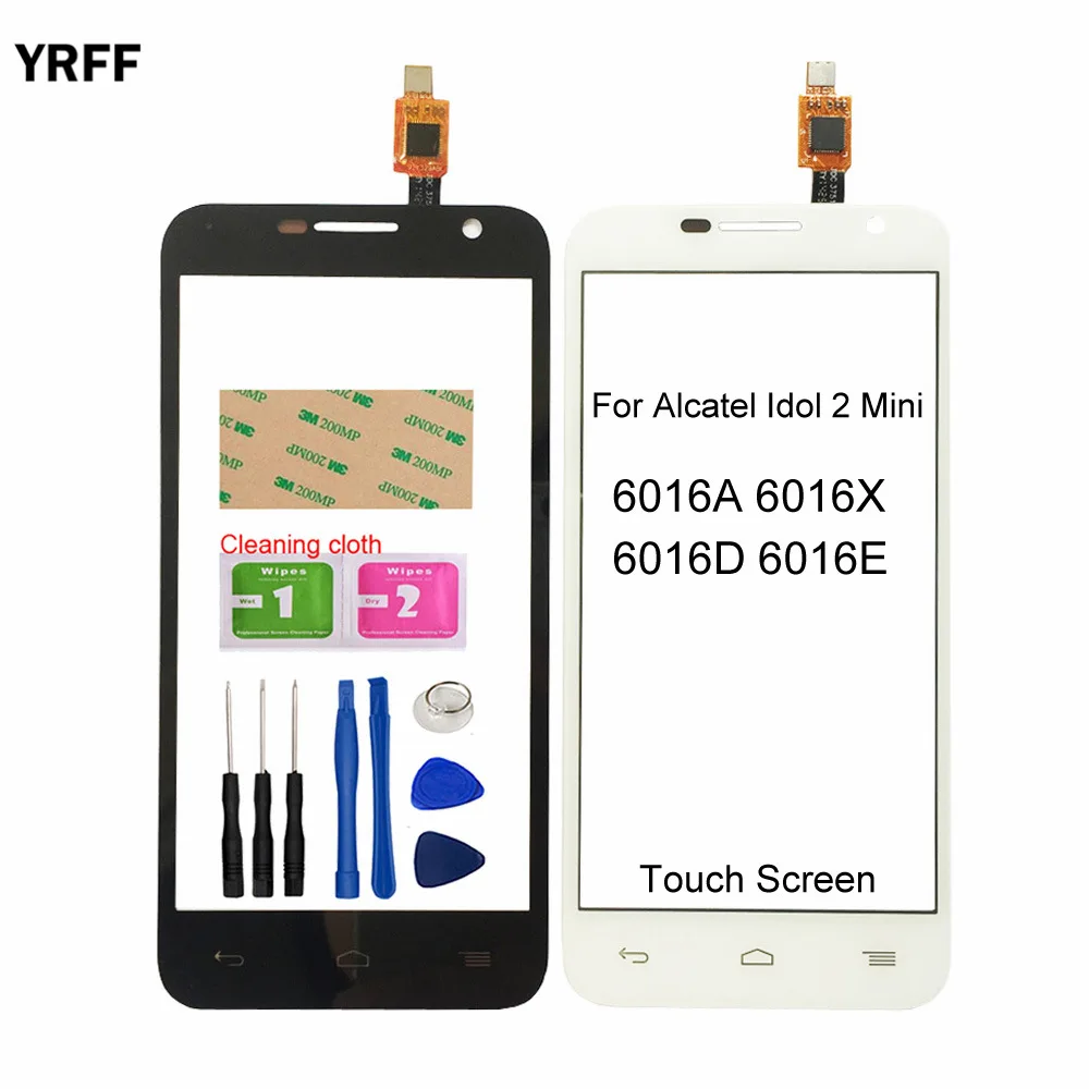 Стеклянная панель для Alcatel One Touch Idol 2 mini 6016 6016D 6016A 6016E 6016X OT6016 сенсорный экран