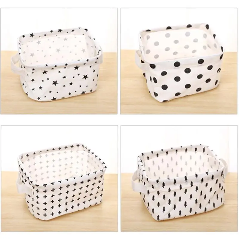

Durable Waterproof Fabric Toys Clothes Storage Bags Cube Basket Holder Organizer Bins 1PC New arrive