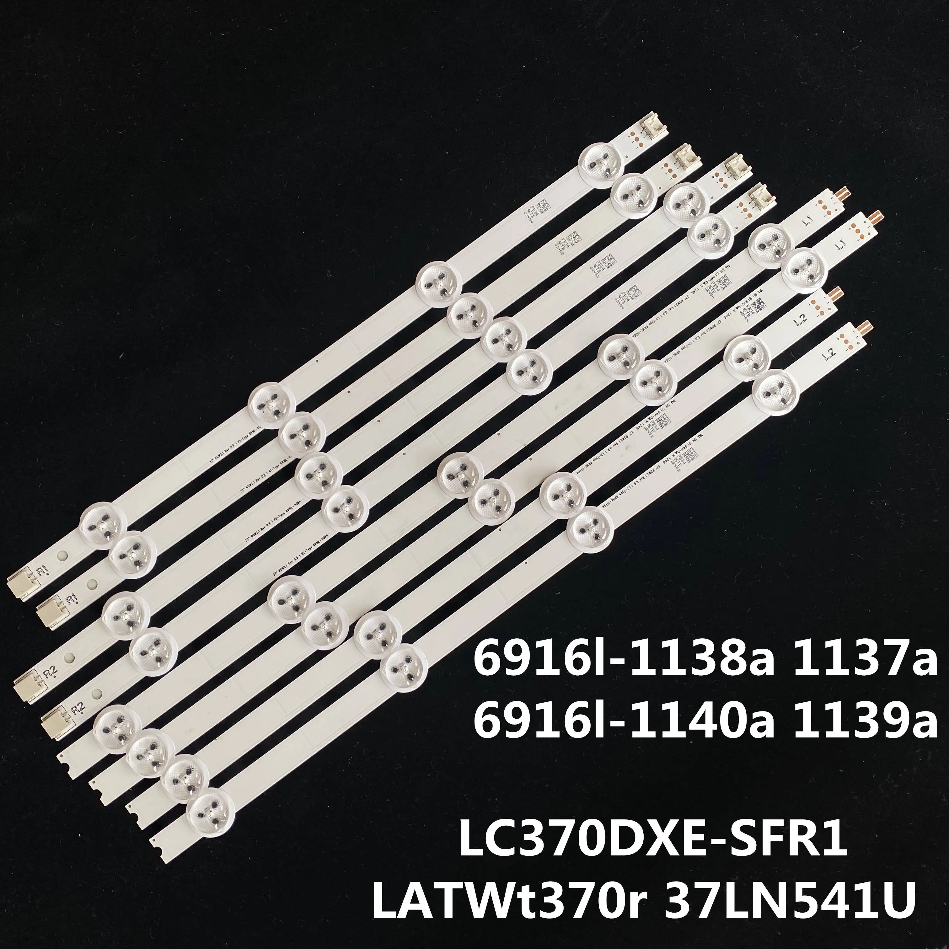 Светодиодная лента для подсветки lg agf78400301 8 шт. фотолампа wt370r 37ln541u 6916l 1138a 1137a 1140a