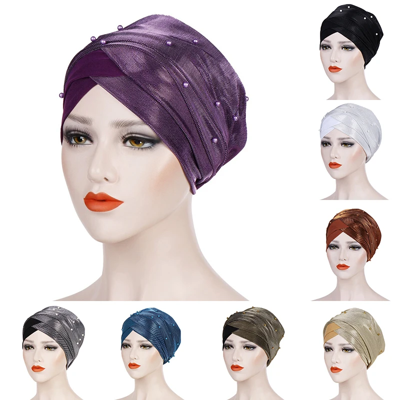 

1PC Muslim Women Hijab Hat Cap Turban Headscarf Wrap Head Cover Cancer Cap