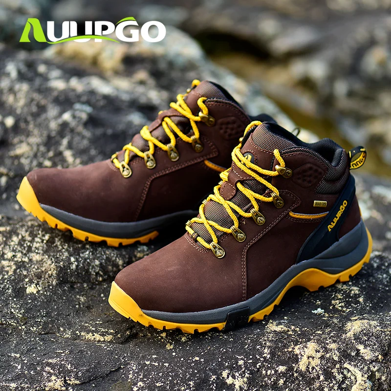 

Waterproof mountaineering shoes high top outdoor shoes winter and autumn warm snow boots men's and women's hiking shoes