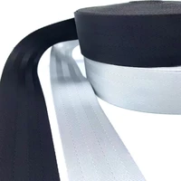 5m nylon webbing safety belt grey coffee black computer jacquard ribbon children car seat strapping sewing bag belt accessories