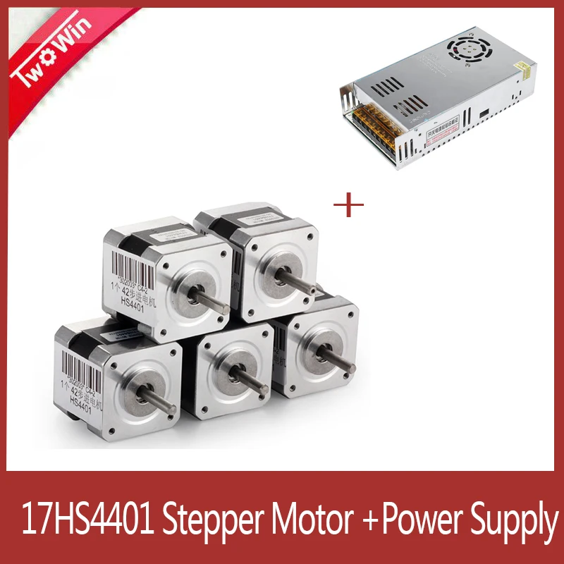 

5 шт. 4-свинец Nema17 (Национальная ассоциация владельцев электротехнических предприятий) шаговый двигатель 42 Шаговый двигатель Nema 17 двигатель ...