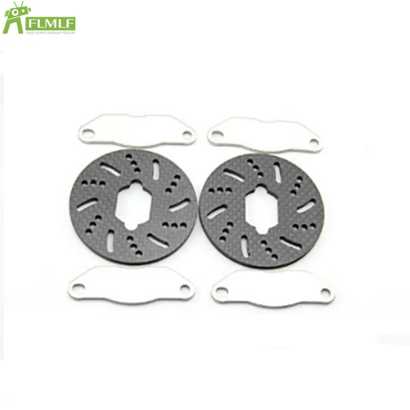 Тормозные колодки из нержавеющей стали + комплект тормозных дисков углеродного