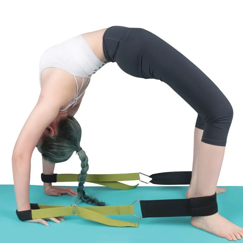

Yoga Stretching Strap Leg Backbend Assist Trainer Pilates Equipment Back Waist Leg Flexibility For Pilates Ballet Dance