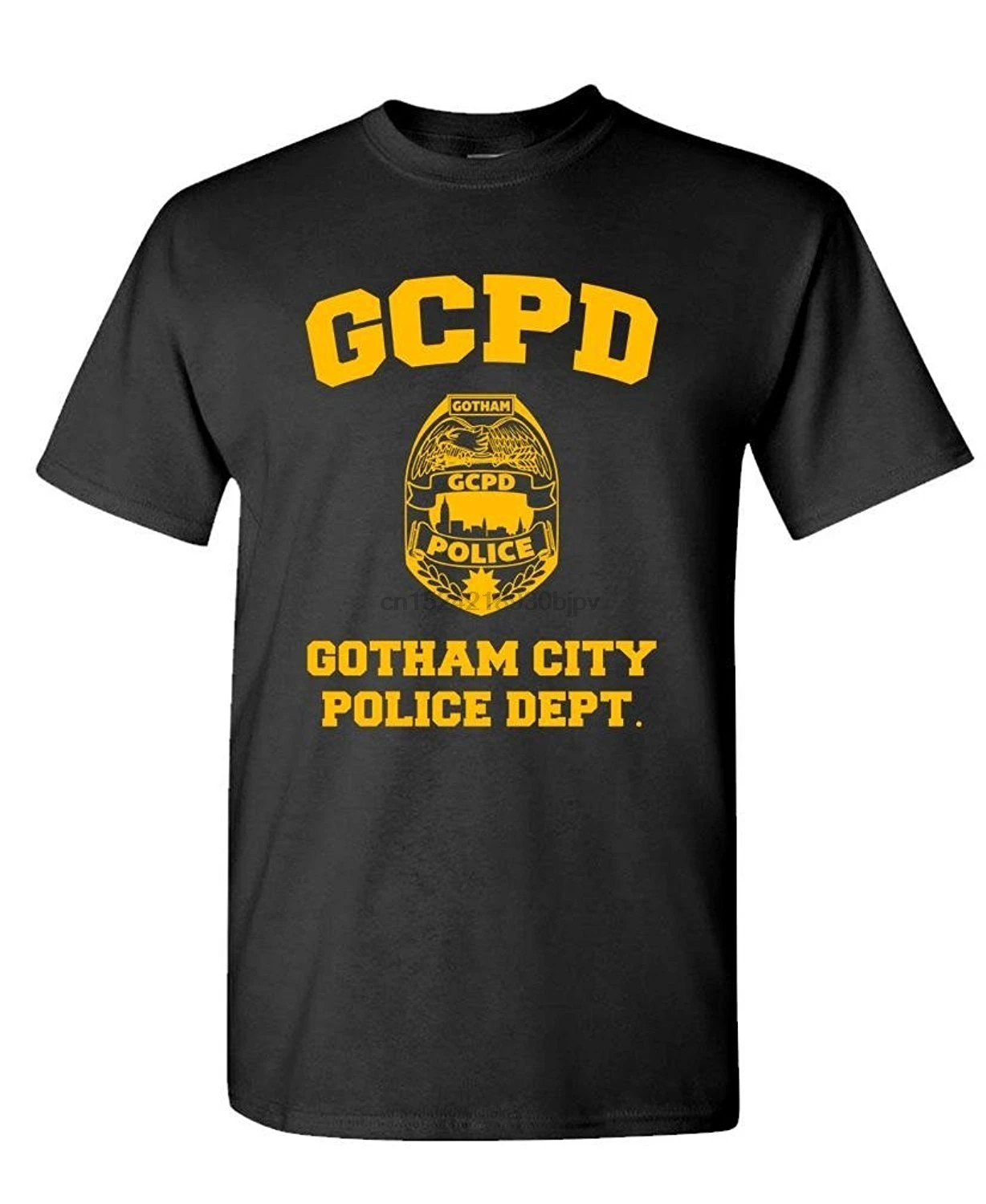 Дизайнерская футболка на заказ Gcpd Gotham City Dept Arkham Game Мужская хлопковая одежда
