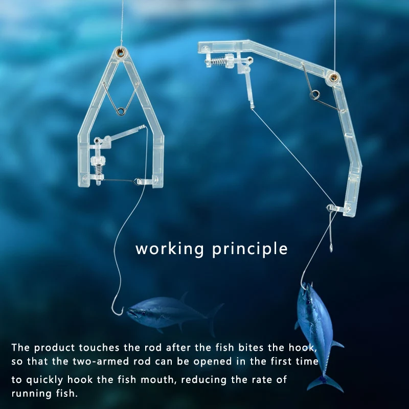 Рыболовный крючок пружинный автоматический рыболовный эластичные рыболовные