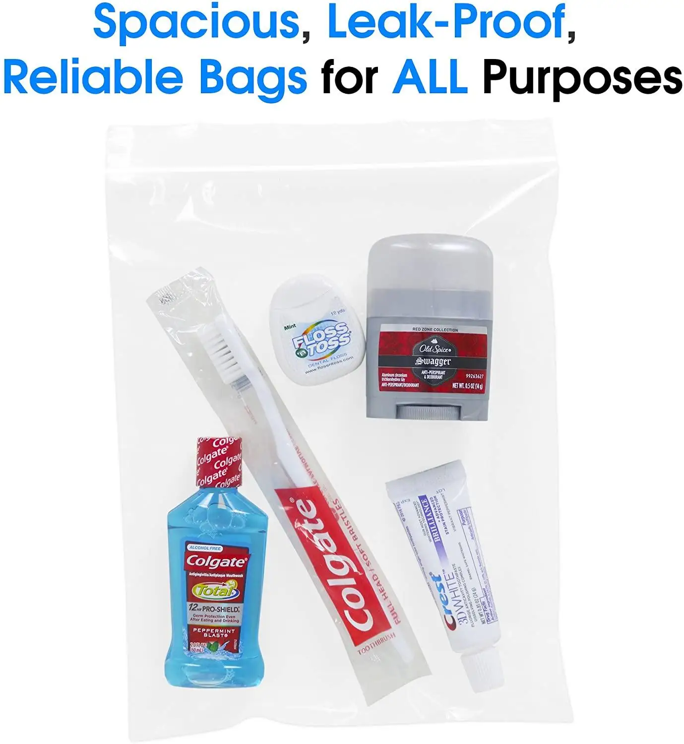 Прозрачный пакет на молнии Пластиковые Упаковочные пакеты пластиковые для