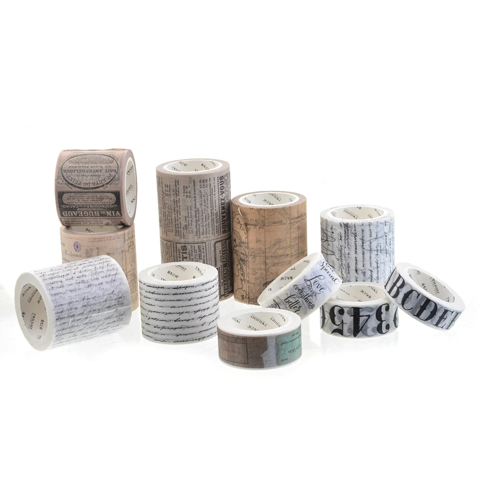 Ручной работы и Бумага лента рук DIY ленты Ретро Скрапбукинг планировщик этикетка