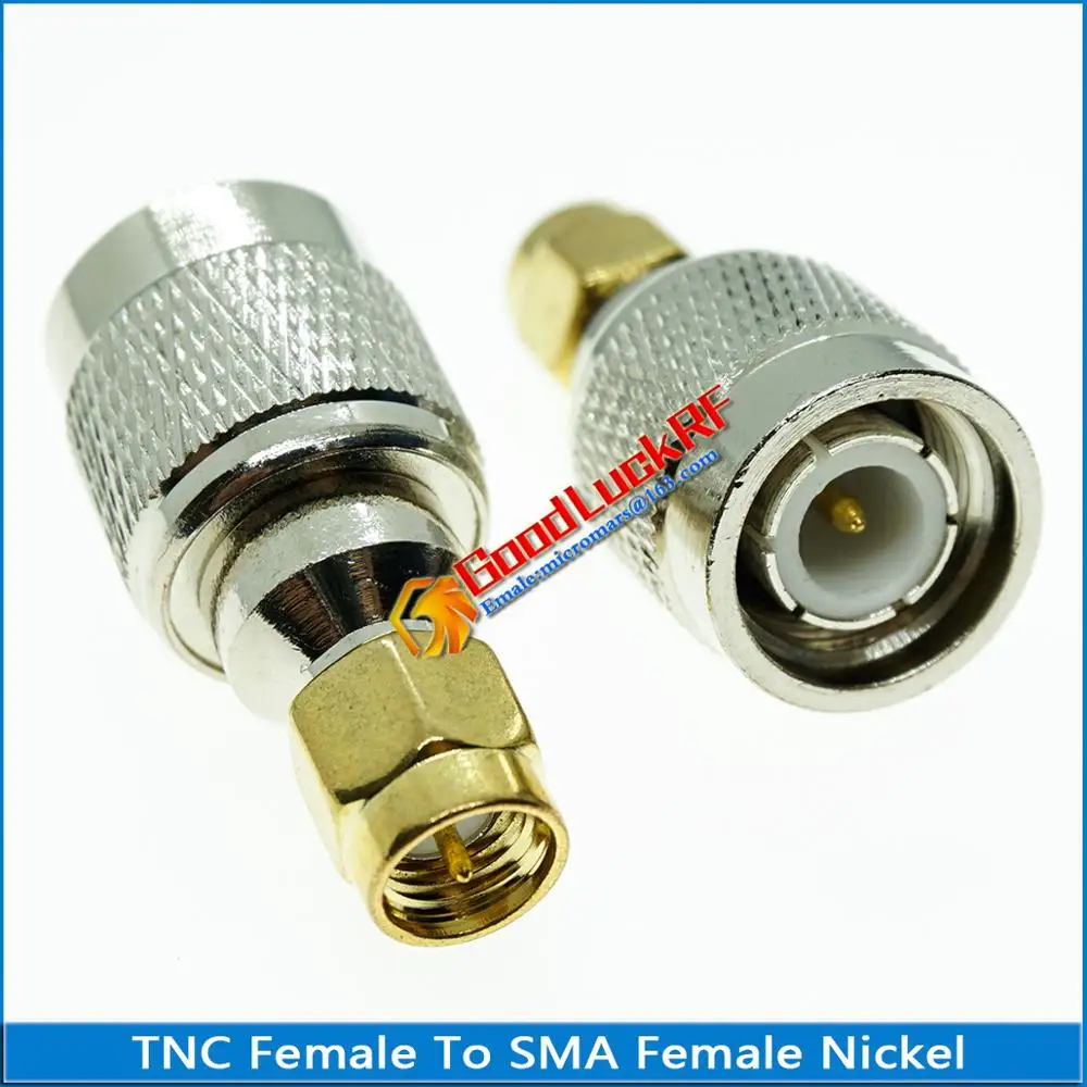 1 шт. коаксиальный разъем TNC-SMA штекер позолоченный латунный прямой Коаксиальный