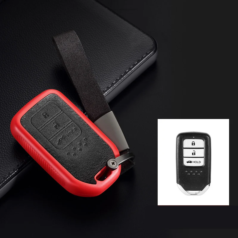 Новый PU флип меховой ТПУ чехол для автомобильного смарт-ключа полный Honda STEPWGN Odyssey