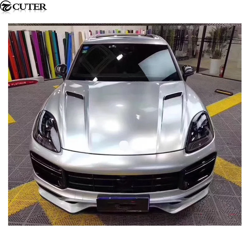 9ya Frp из углеродного волокна капот двигателя для Cayenne t Style комплект кузова