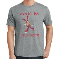 avoid me im a noid t shirt dominos the noid 3418