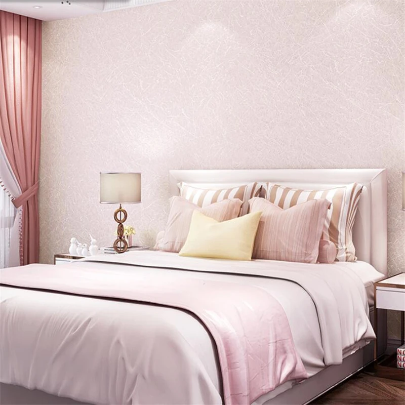 Wellyu шелковые обои Чистый Пигмент Цвет Водонепроницаемый ПВХ рис белый желтый Лен