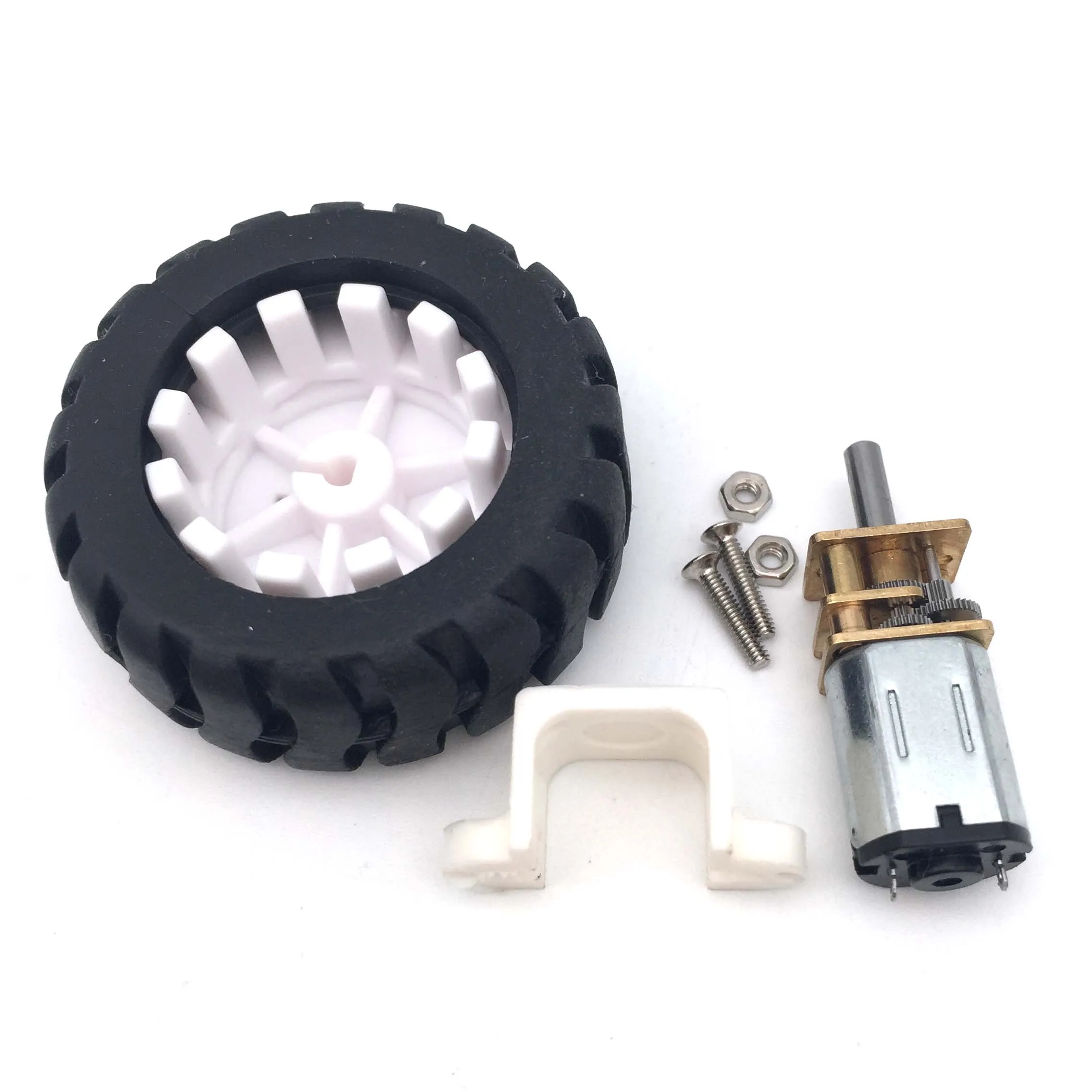 DC 12V Encoder Motor 30-5000RPM N20 Electric Micro Metal Gear with 43MM Wheel Screws Mounting Bracket Coupling Kit | Обустройство