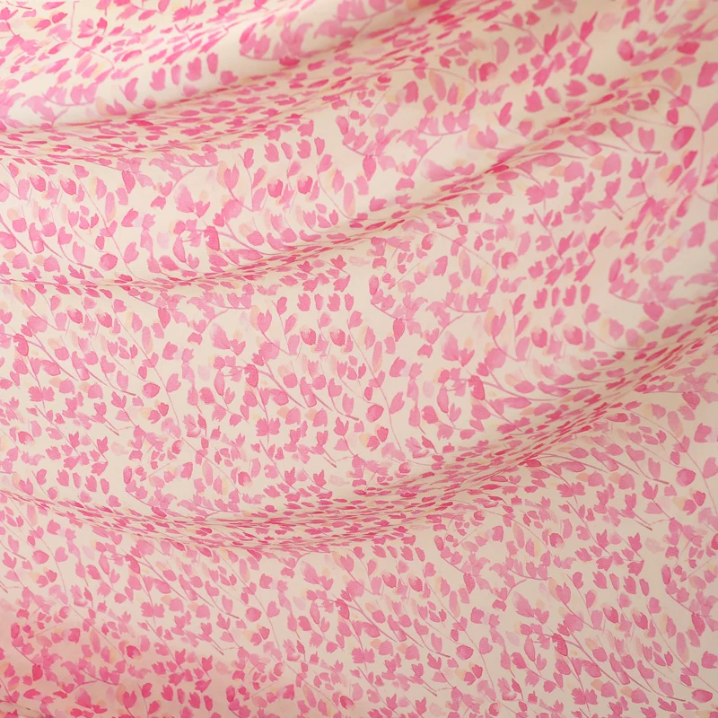 

112cm soft powder drop special texture silk yarn silk fabric mulberry silk fabric