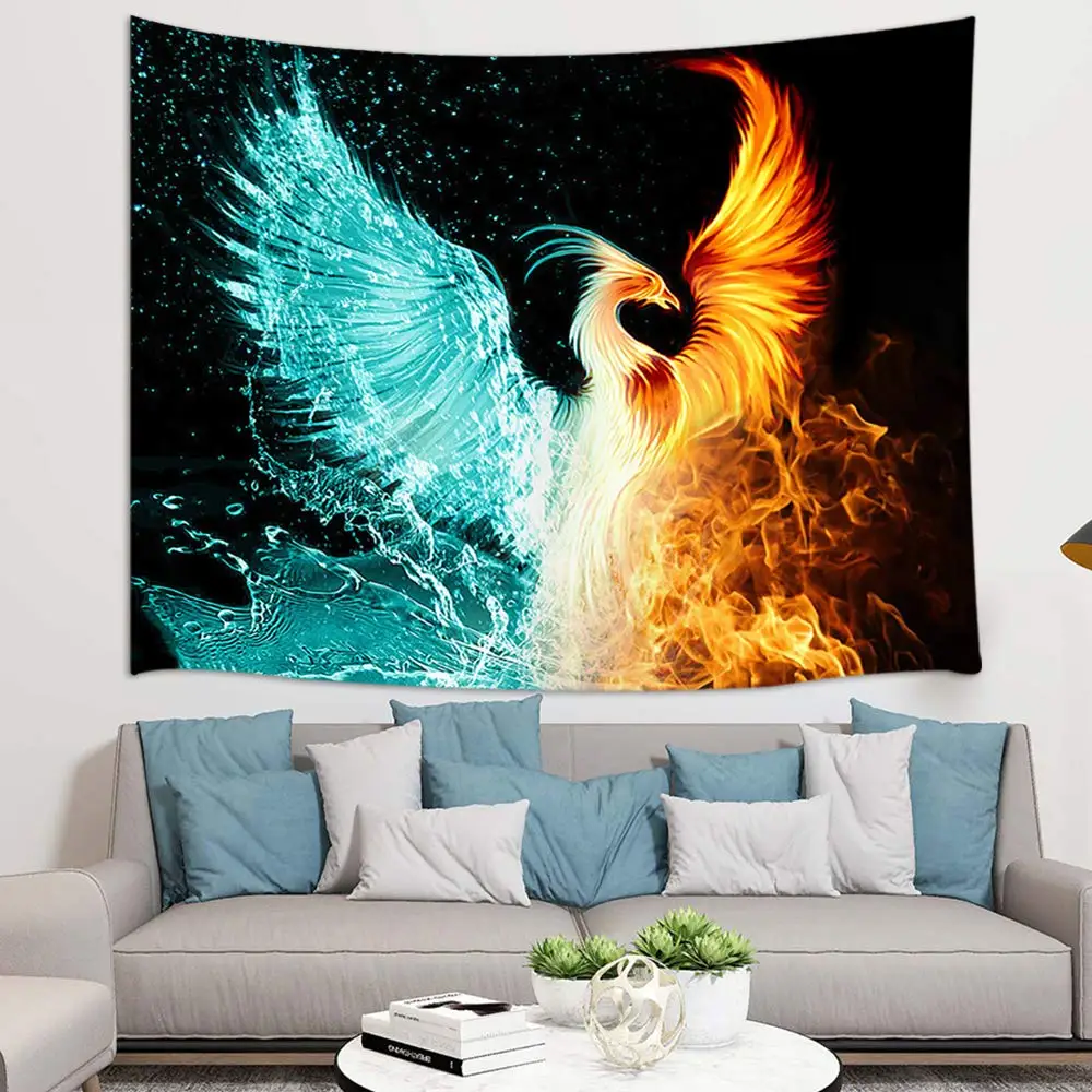 Вода лед и огонь восстанавливающие форму животные Феникс аниме Премиум дом