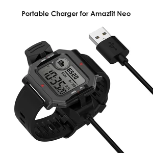 1m Fast USB Charging Cable Smart Watch Charger Device for Huami Amazfit Neo Smart Watch Wireless Cha in Pakistan