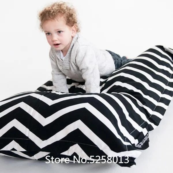 4 футов Jaxx Pillowsak Jr. На открытом воздухе младшей мешок фасоли, дети погремушка диванную подушку-водонепроницаемый, пыленепроницаемый, Цвет водоотталкивающей пропиткой
